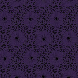 Purple - Cobweb and Foliage
